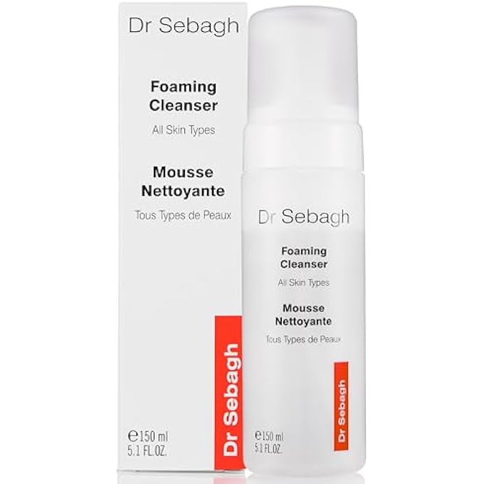 Dr. Sebagh FOAMING CLEANSER FOR ALL SKIN TYPES | REMOVES MAKE-UP AND IMPURITIES | TONES SKIN AND TIGHTENS PORES | GENTLE FACIAL CLEANSING FOR RADIANT SKIN- 150 ML - Image 1